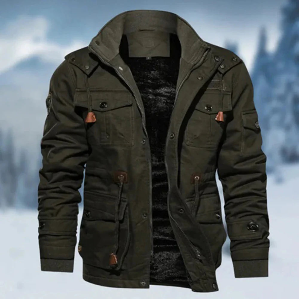 Valther | Hoodie set with cargo pockets and zippers