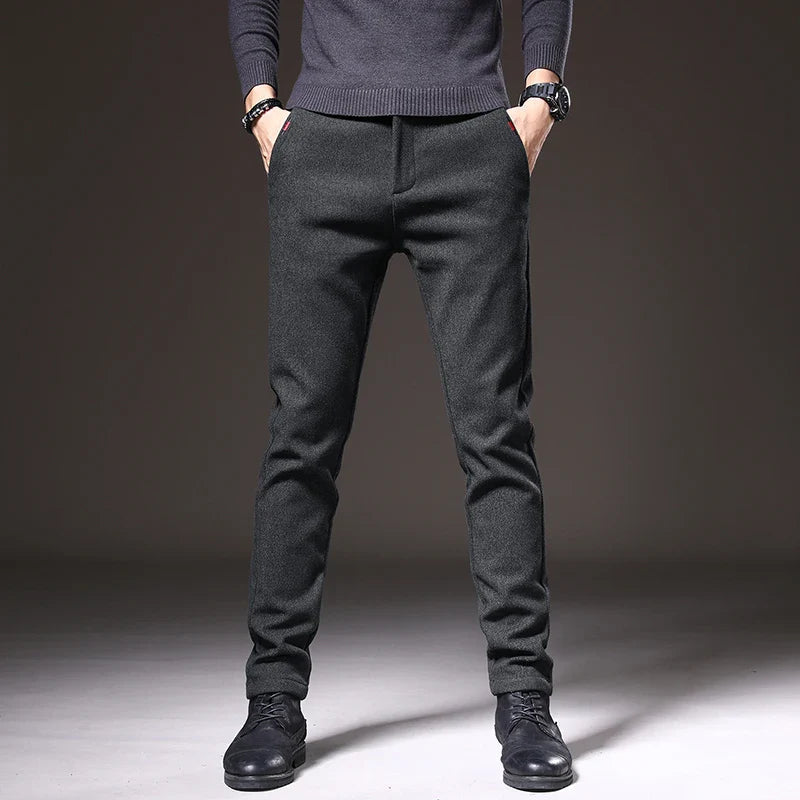 Verno Herre Pantalon | Slim Fit, Tilspidsede Ben 10