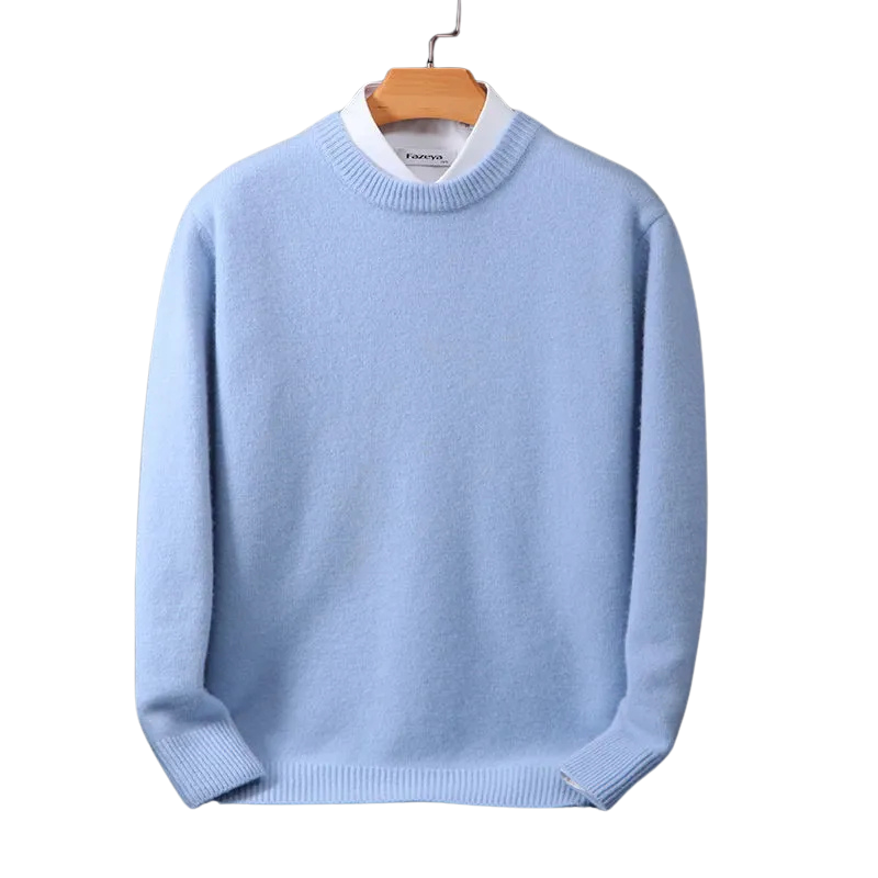 Arvid Herre Striktrøje | 100% Kashmir, Klassisk Design 3
