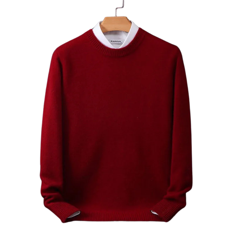 Arvid Herre Striktrøje | 100% Kashmir, Klassisk Design 5