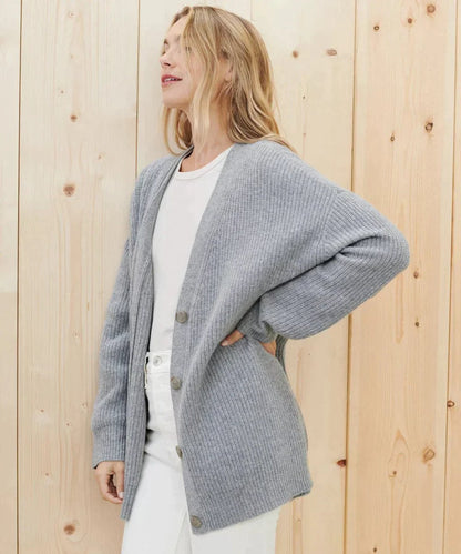 Astrid Cardigan Dame | 100% Kashmir, V-Hals, Klassisk Pasform 3