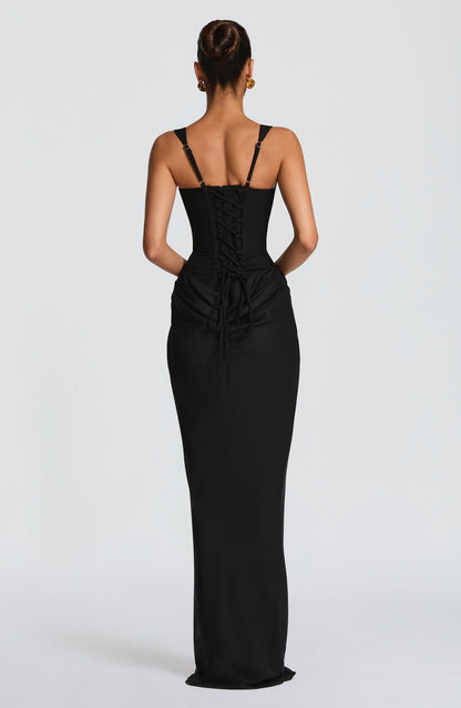 Bella Bodycon Midi Dress | Ærmeløs, Firkantet Halsudskæring 5