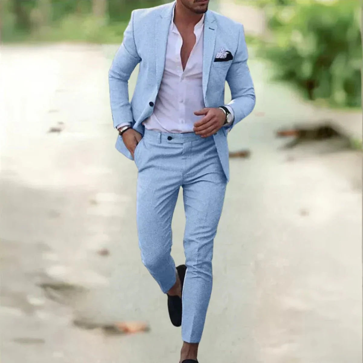 Bishop Herredragt | To-Delt Sæt til Formelle Begivenheder, Slim Fit 4