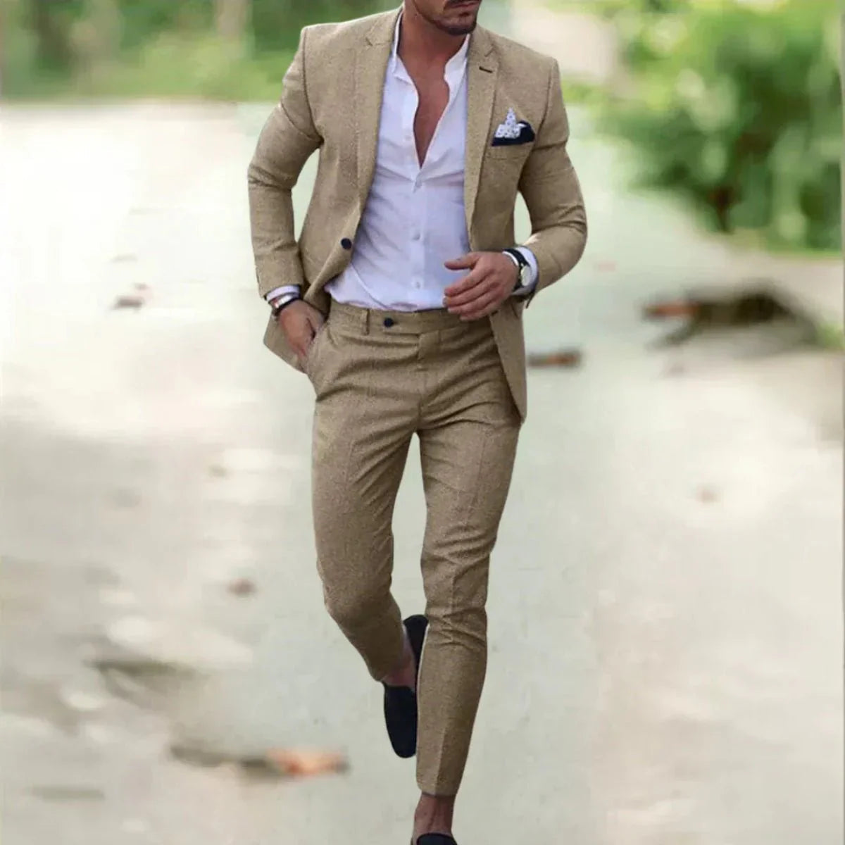 Bishop Herredragt | To-Delt Sæt til Formelle Begivenheder, Slim Fit 5