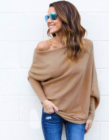 Dariah Sweater | Off-Shoulder, Blødt Materiale, Komfortabel Pasform 2