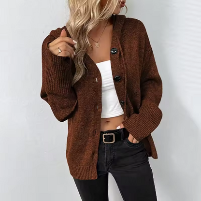 Dona Cardigan | Knaplukning, Ribdetaljer, Afslappet Fit 5