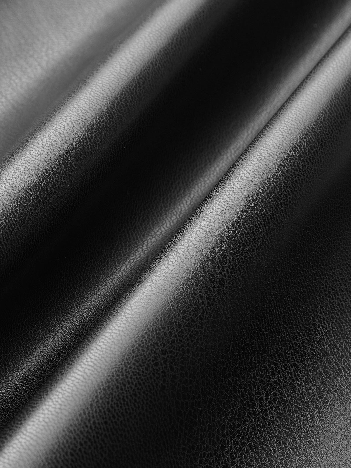 Eira Midi Nederdel | Imiteret Læder, Front Slids 5