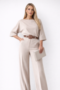 Elara Dame Jakkesæt | Elegant Beige, Komfortabel Pasform til Kvinder