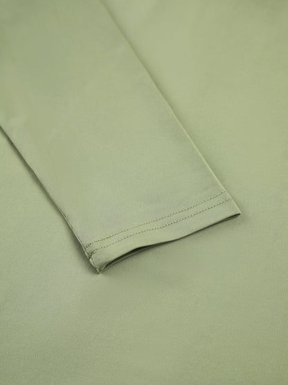 Elys Langærmet Crop Top | Slim Fit Stretch Jersey 4
