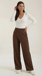 Elysia Asymmetriske Jeans | Tilspidset Pasform, Stretchstof 1