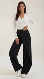 Elysia Asymmetriske Jeans | Tilspidset Pasform, Stretchstof 2
