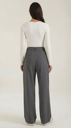Elysia Asymmetriske Jeans | Tilspidset Pasform, Stretchstof 4