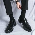 Frederik Herresko | Monk Strap Wingtip Brogue Læderlook 1