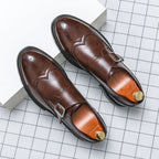 Frederik Herresko | Monk Strap Wingtip Brogue Læderlook 4