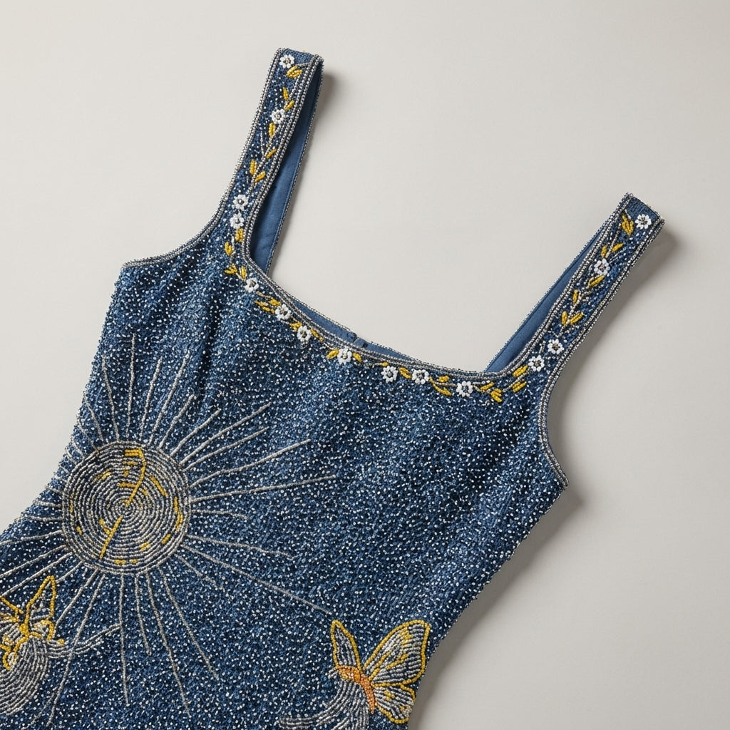 Gala Mini Dress | Ærmeløs Bodycon med Sideslids, Letvægtsstof 3