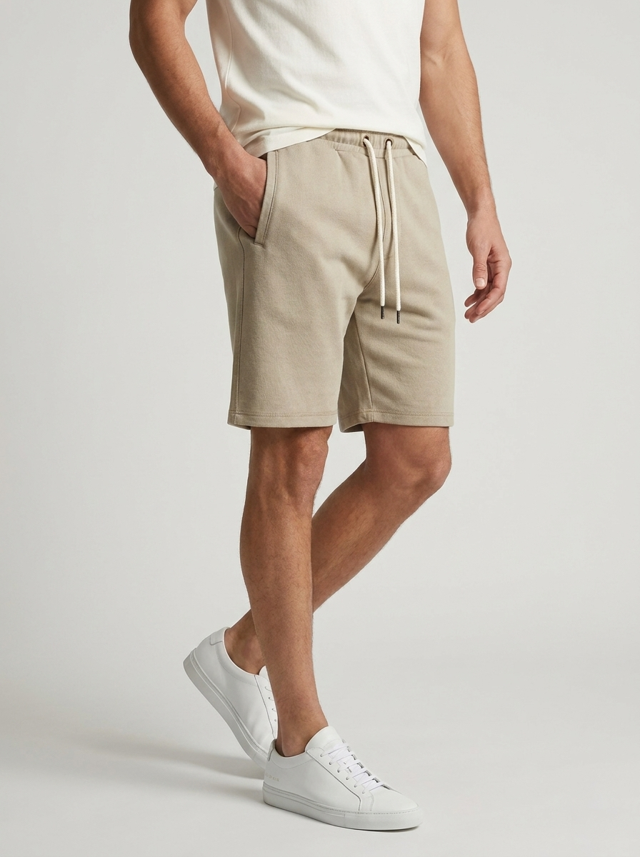 Harlan Sweatshorts Herre | Elastisk Talje, Sidelommer, Afslappet Pasform 2