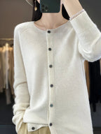 Helle Cardigan | Rund Hals, Tættsiddende Snit 3