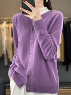 Helle Cardigan | Rund Hals, Tættsiddende Snit 4
