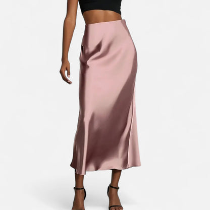 Hilda A-line Midi Nederdel | Højtaljet, Elegant Design 2