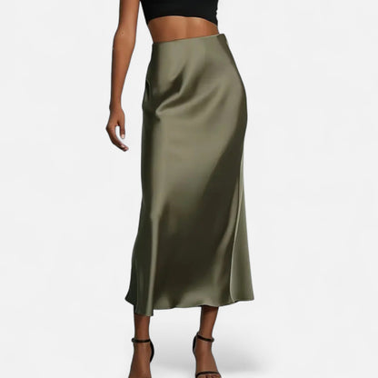 Hilda A-line Midi Nederdel | Højtaljet, Elegant Design 3