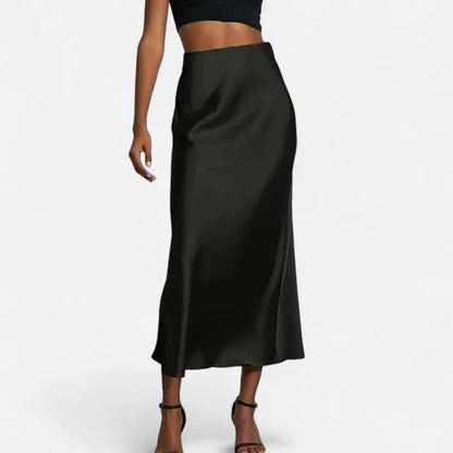 Hilda A-line Midi Nederdel | Højtaljet, Elegant Design 6