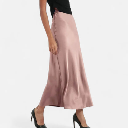 Hilda A-line Midi Nederdel | Højtaljet, Elegant Design 8