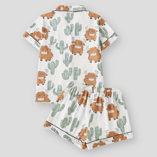 Holly Pyjamas Sæt | Silkeblanding, Komfortabelt Til Kvinder 0