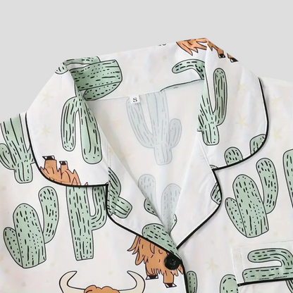 Holly Pyjamas Sæt | Silkeblanding, Komfortabelt Til Kvinder 7