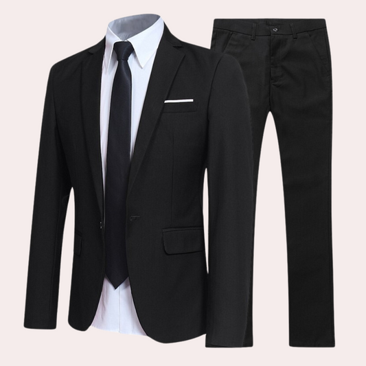 Jade Forårssæt til Mænd | Slim Fit, To-Knaps Blazer 0