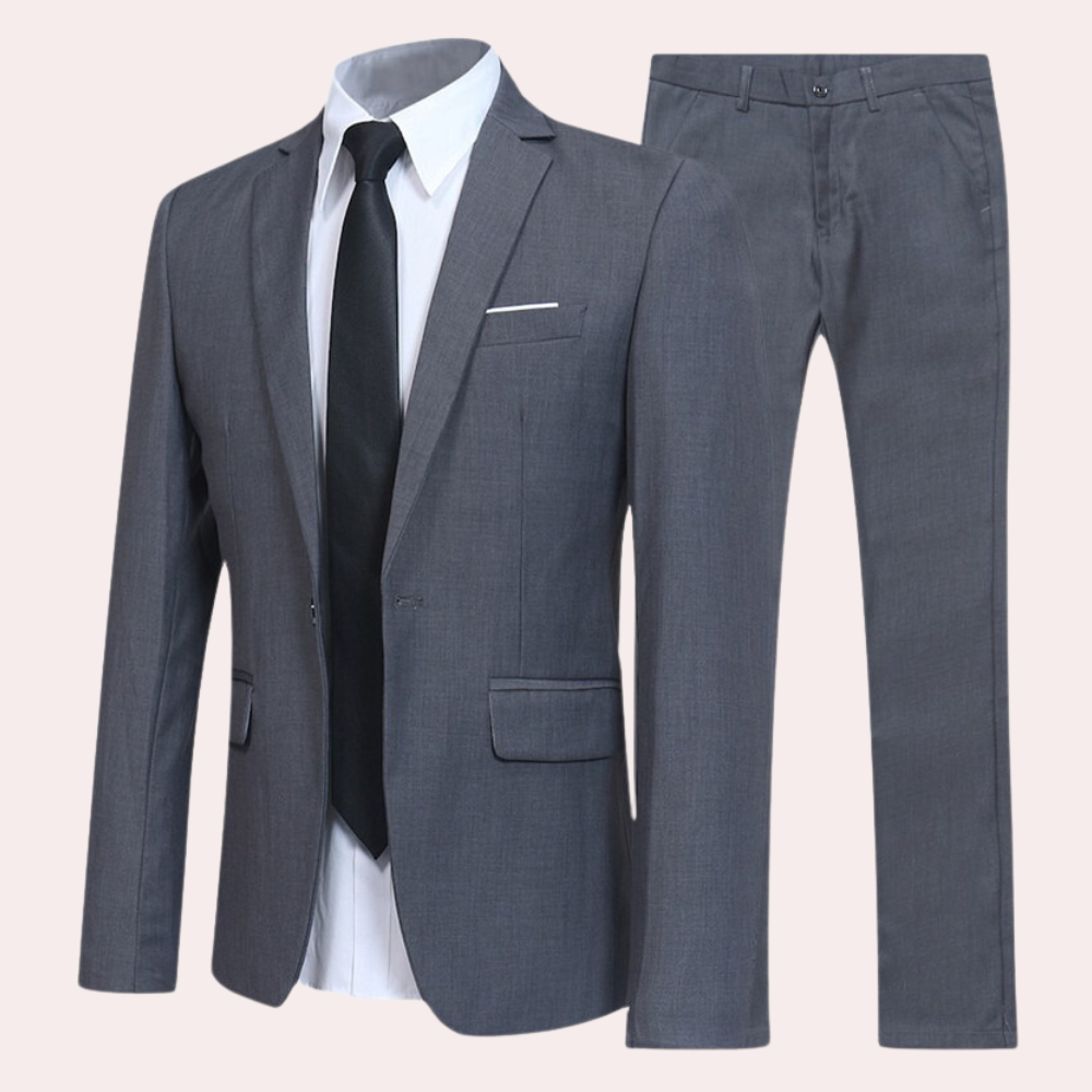Jade Forårssæt til Mænd | Slim Fit, To-Knaps Blazer 1