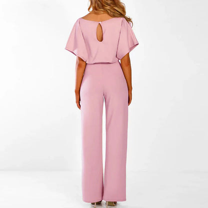 Juna Jumpsuit | Justerbart Bindebånd, Brede Ben, Mellemvægtsstof 7