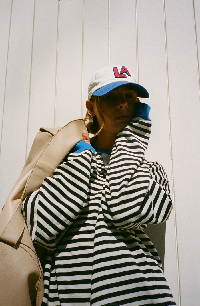 Kaja Dame Sweater | Stribet Crewneck til Forår, Afslappet Pasform 7