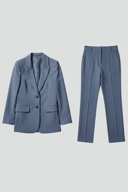 Kira Blazer Set | Elegant Vævet Stof, Professionelt Kontortøj 1