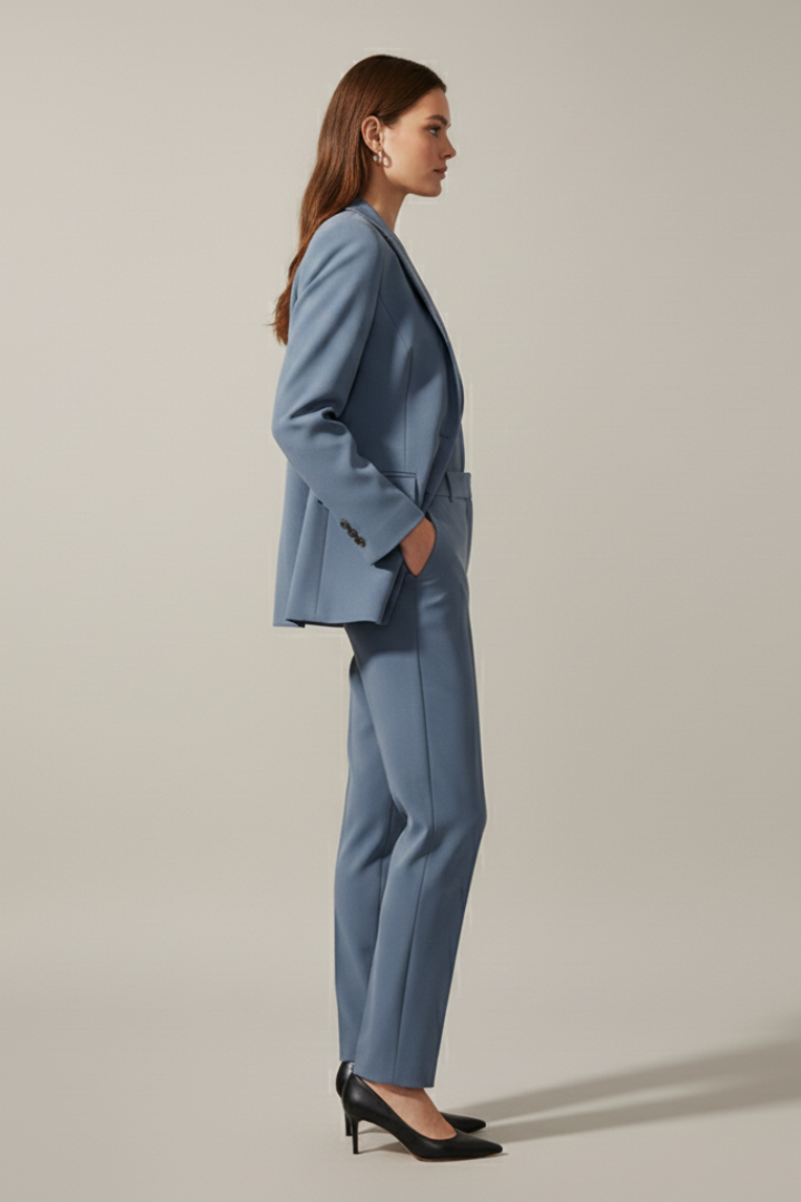 Kira Blazer Set | Elegant Vævet Stof, Professionelt Kontortøj 2