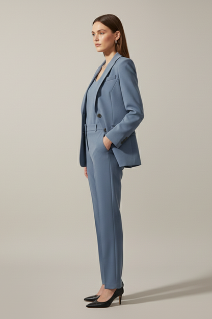Kira Blazer Set | Elegant Vævet Stof, Professionelt Kontortøj 3