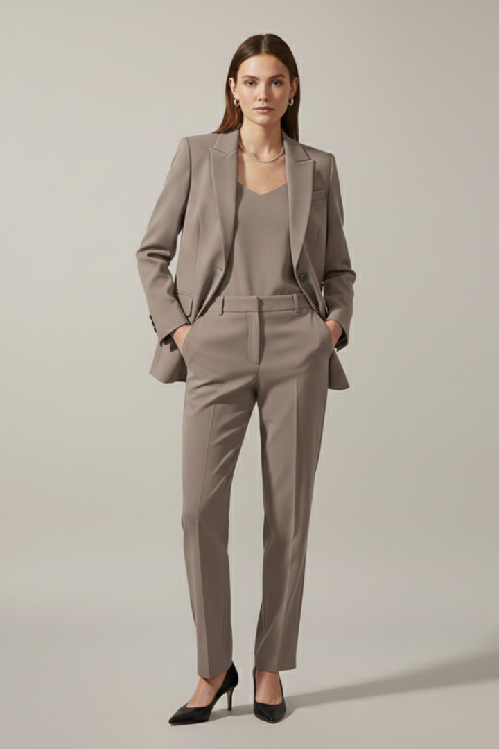Kira Blazer Set | Elegant Vævet Stof, Professionelt Kontortøj 5