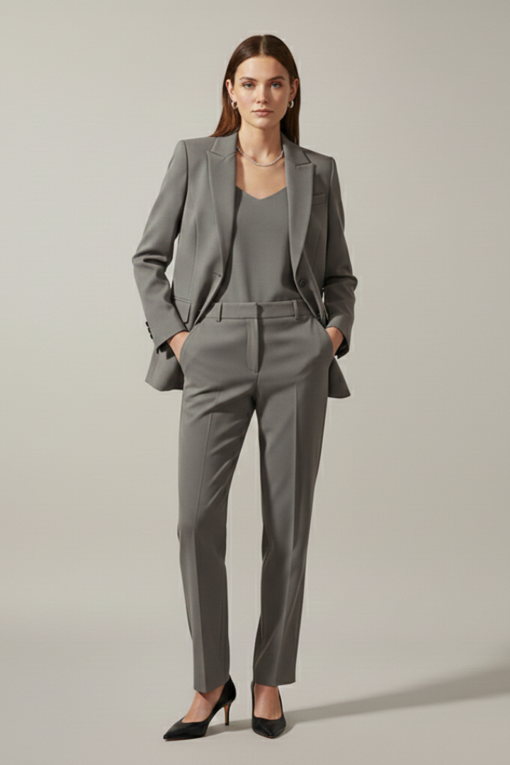 Kira Blazer Set | Elegant Vævet Stof, Professionelt Kontortøj 7