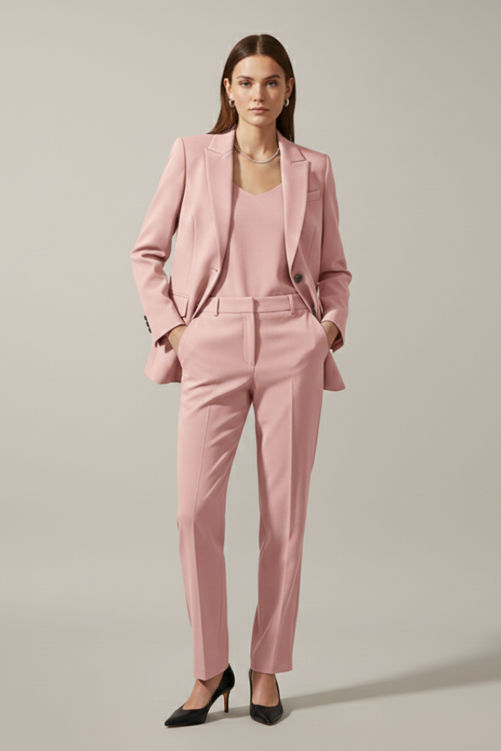 Kira Blazer Set | Elegant Vævet Stof, Professionelt Kontortøj 9