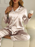 Kira Pyjamassæt | Button-Down, Lange Ærmer, Blødt Materiale