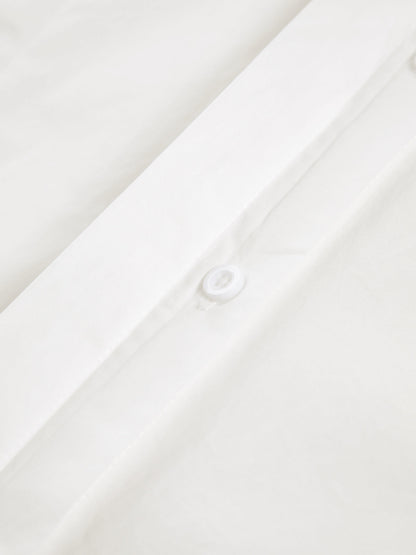 Klara Klassisk Bluse | Polyester, Lige Pasform, Krave 5