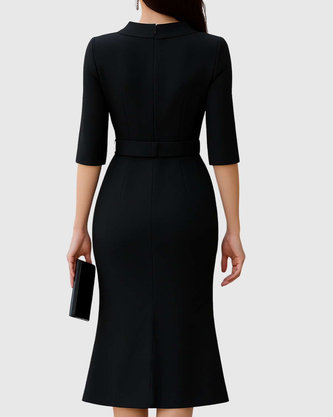 Klara Midikjole | Sort, Tidløs Elegance 1