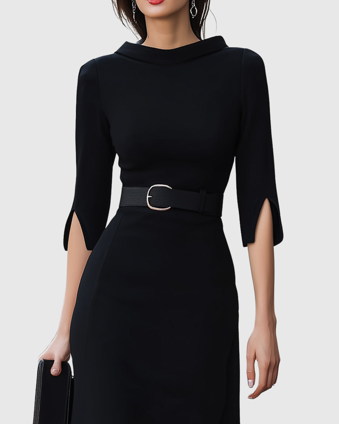 Klara Midikjole | Sort, Tidløs Elegance 2