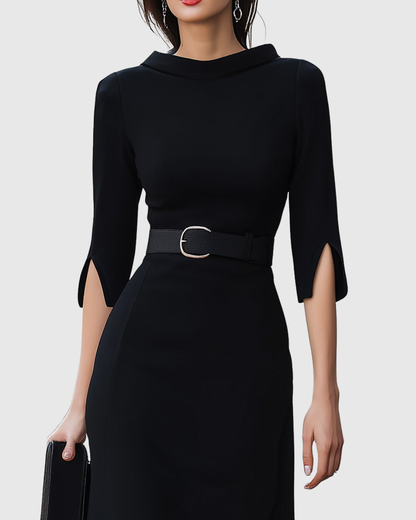 Klara Midikjole | Sort, Tidløs Elegance 2