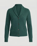 Liora Cardigan Dame | Ribstrikket, Revers-krave, Knaplukning