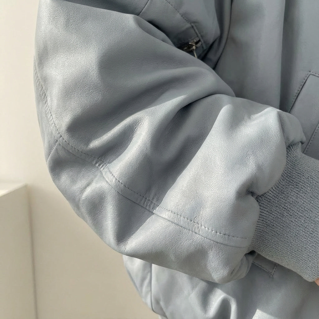 Luna Bomber Jakke Dame | Vendbar, Oversize Teddy Design, Hætte 2