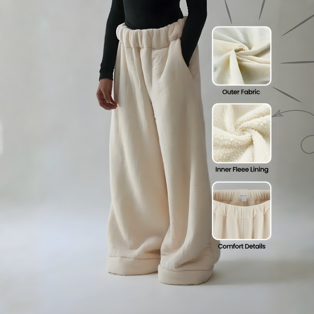 Luna Loungebukser | Blød Fleece, Afslappet Pasform 1