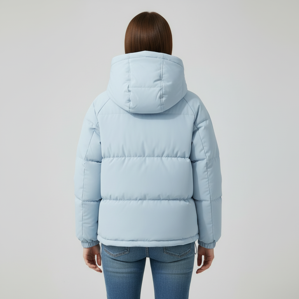 Mariette Vinterjakke Dame | Foret, Med Hætte, Quiltet Design 2