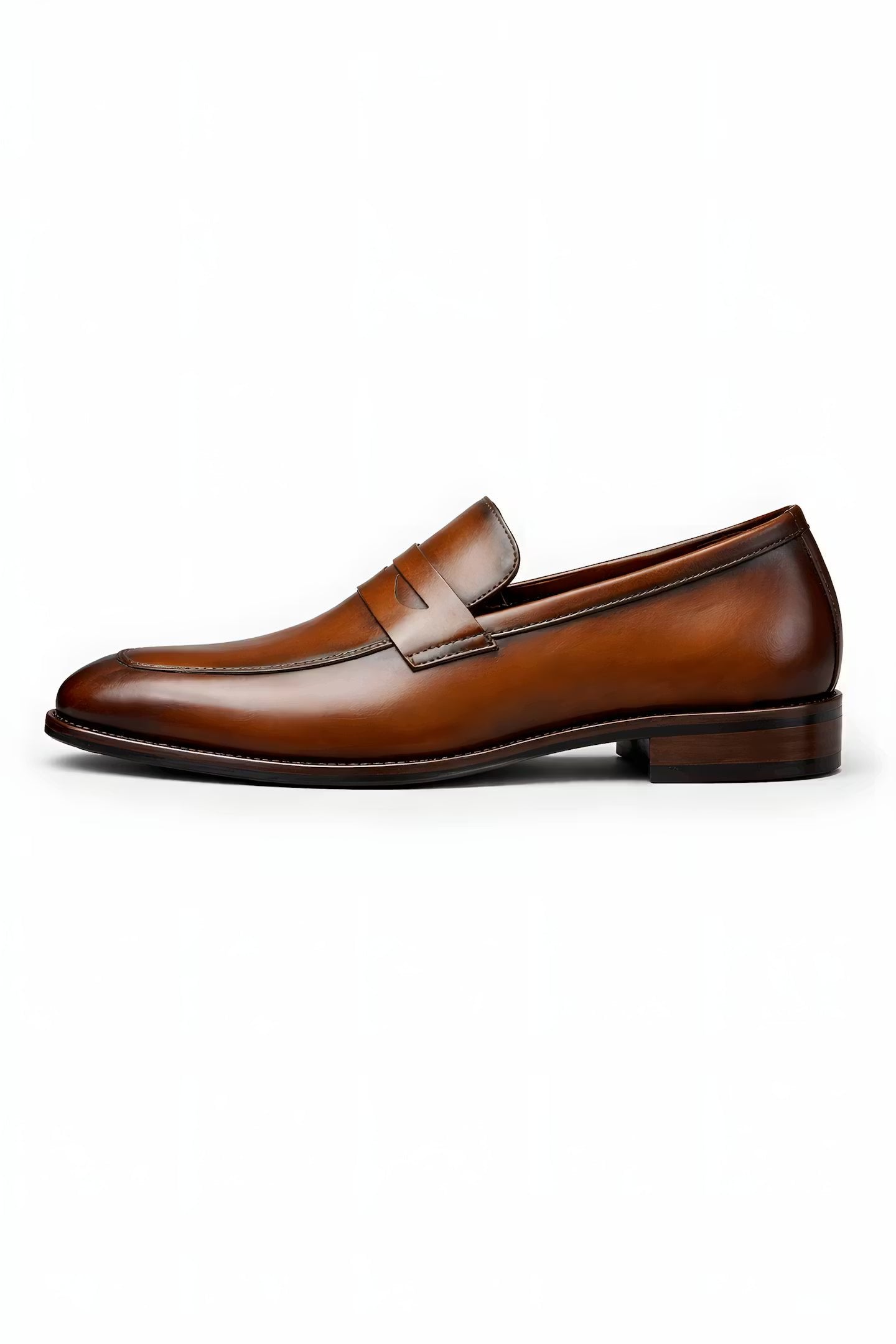 Milo Herre Loafers | Slip-On, Klassisk Læderlook 0