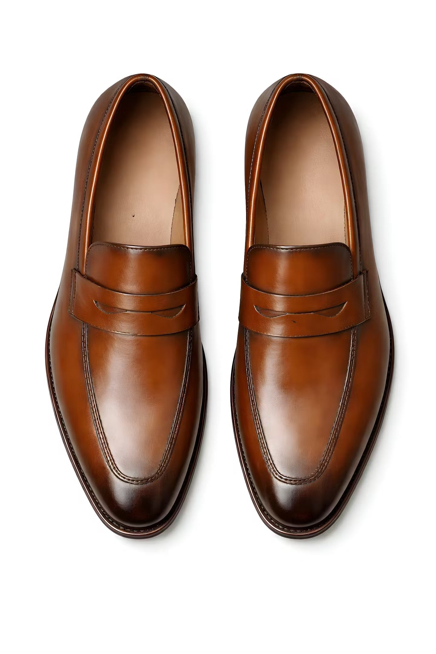 Milo Herre Loafers | Slip-On, Klassisk Læderlook 3