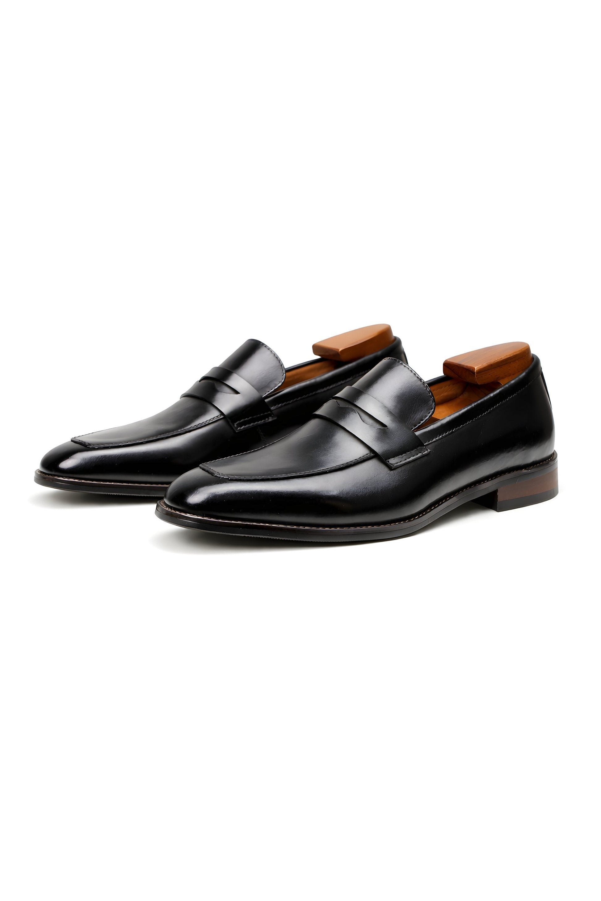 Milo Herre Loafers | Slip-On, Klassisk Læderlook 8